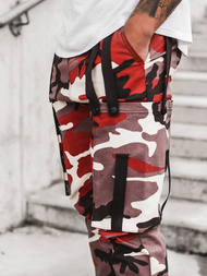 Pánske jogger nohavice nohavice béžový OZONEE O/11102