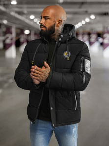 Pánska Bunda Čierna OZONEE JS/57M7503/392