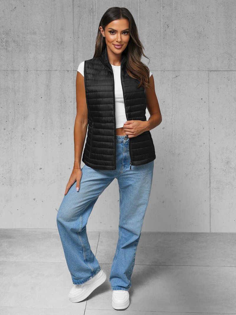 Dámska vesta čierna OZONEE JS/16M9072/392