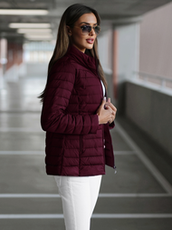 Dámska Bunda Tmavý Bordová OZONEE JS/16M9109/01Z
