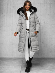 Dámska bunda sivé OZONEE O/W377