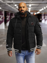 Pánska Bunda Čierna OZONEE JS/57M7501/392