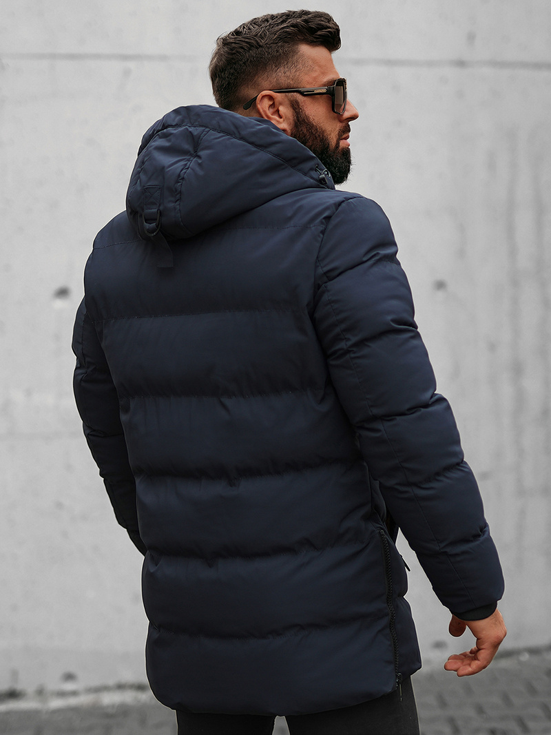 Pánska Bunda Námornícka Modrá OZONEE N/7330Z