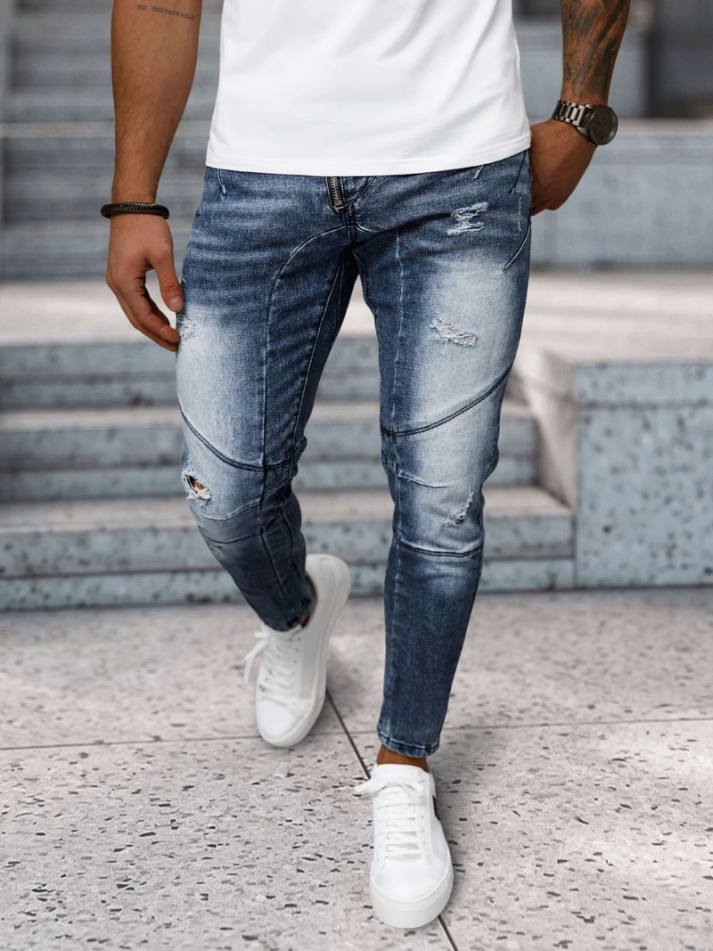 Pánske rifle modré OZONEE NB/MP0045B