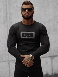 Pánska Mikina Čierna OZONEE O/D7192