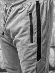 Pánske Tepláky Sivé OZONEE JS/8K212B