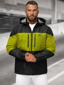 Pánska Bunda Čierna OZONEE JS/22M310/392Z