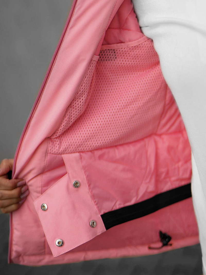 Dámska zimná bunda Svetlo ružová OZONEE JS/HH012/25Z