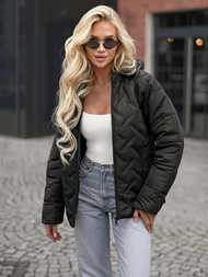 Dámska bunda čierna OZONEE JS/16M9300/392Z