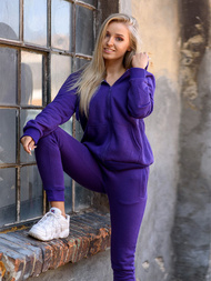 Dámske tepláky fialová OZONEE JS/CK01/30