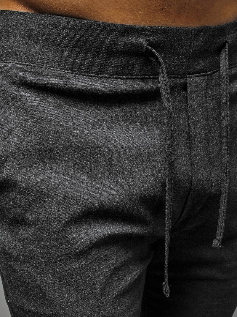 Pánske chino nohavice grafitové OZONEE DJ/5539