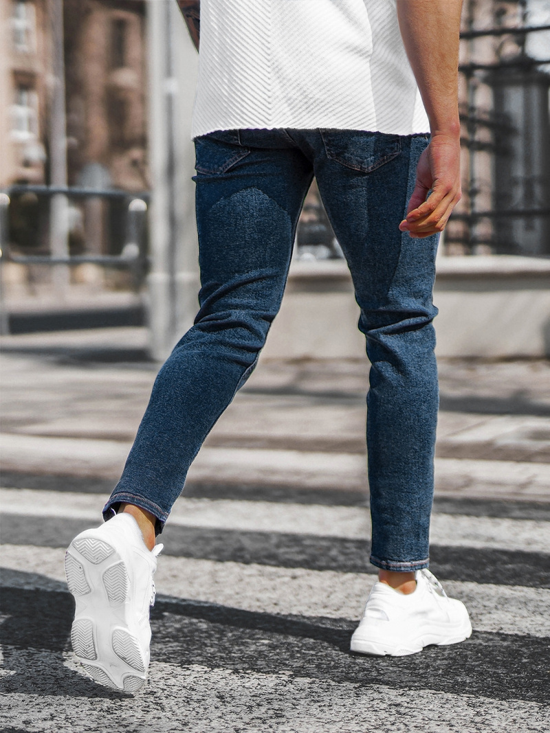 Pánske Rifle Tmavomodré OZONEE E/5193/02