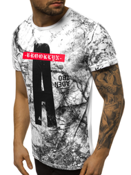 Pánske Tričko Biele OZONEE JS/SS10921