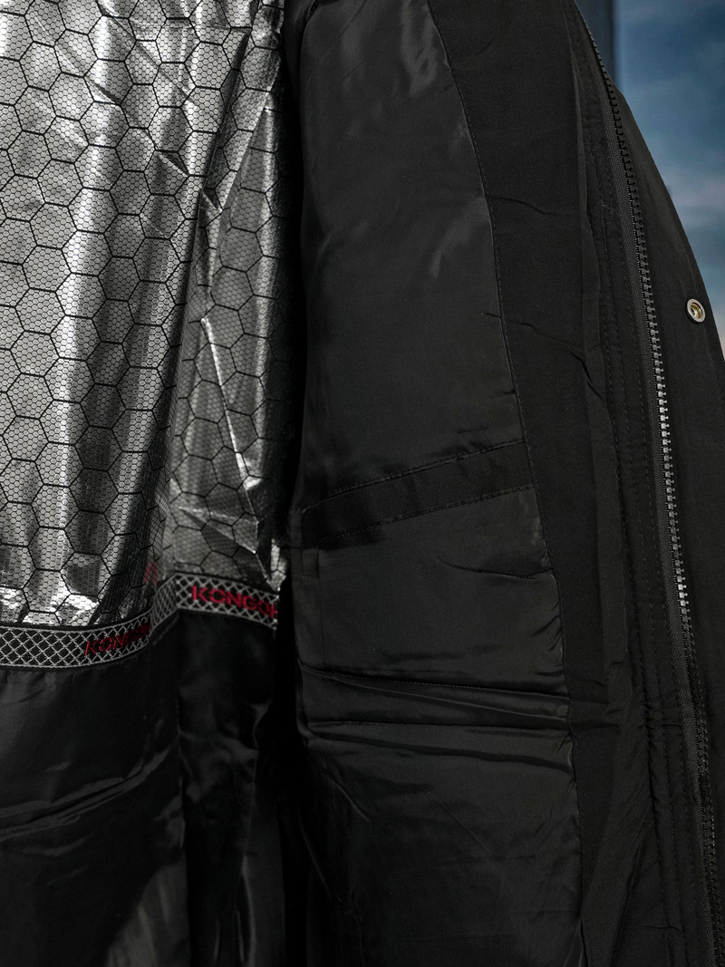 Pánska Bunda Čierna OZONEE JS/31M5081/392