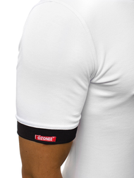 Pánske Tričko Biele OZONEE O/1273Z