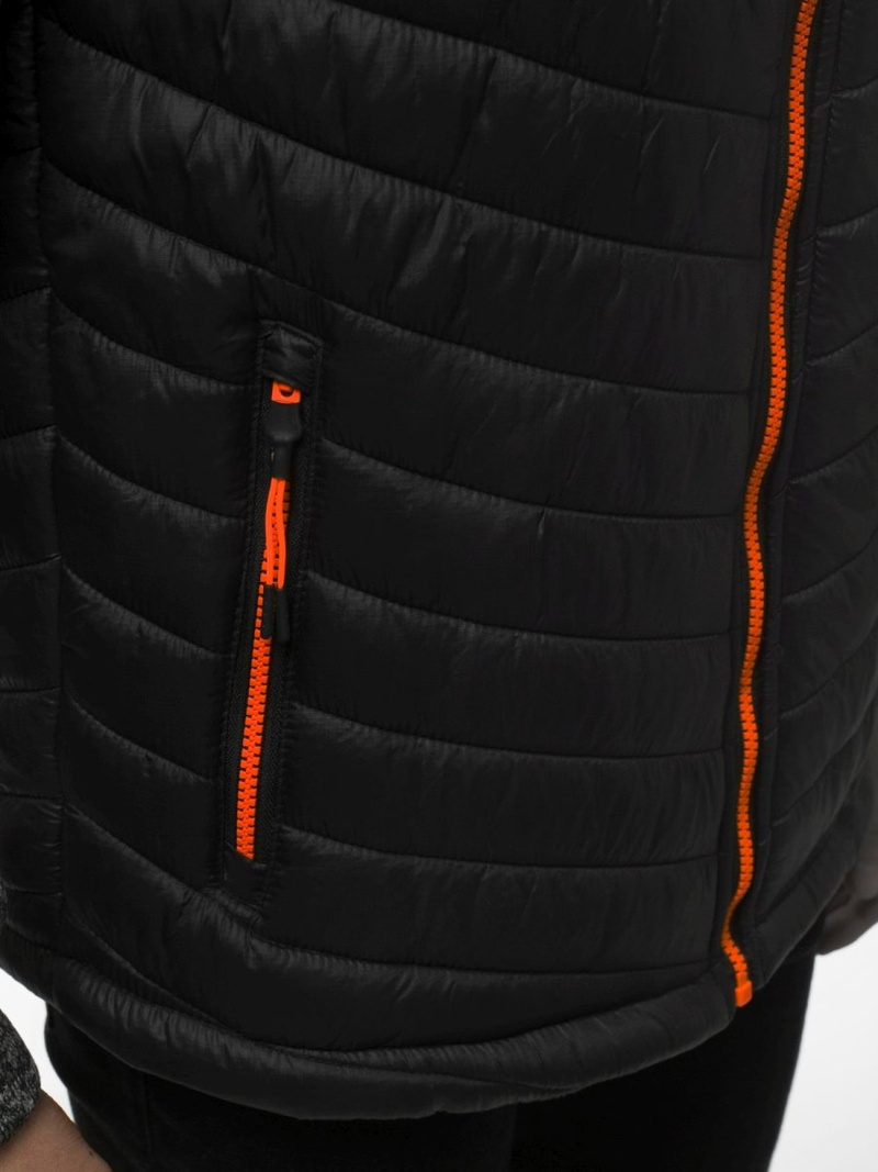 Pánska Bunda Čierna OZONEE JS/KS2001K