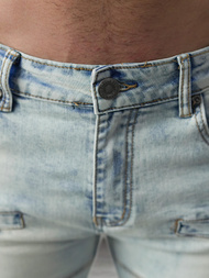 Pánske džínsy Svetlo Modré OZONEE O/EM8889