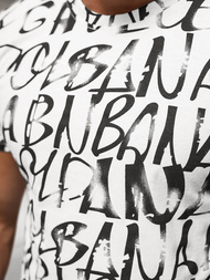 Pánske Tričko Biele OZONEE JS/8T1215/1