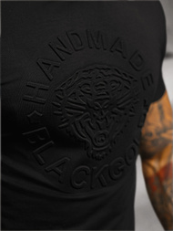 Pánske Tričko Čierne OZONEE NB/MT3056Z