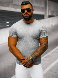 Pánske Tričko Sivé OZONEE JS/712005Z