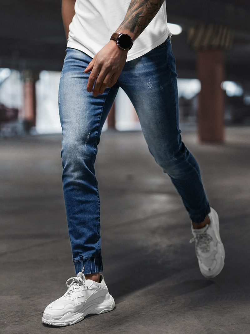 Pánske Jogger Nohavice Tmavomodré OZONEE NB/MP0053/2BS