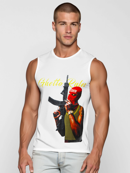 Pánske tielko Biele OZONEE O/T107/1Z