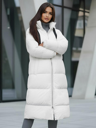 Dámska bunda biela OZONEE JS/5M3163/281Z