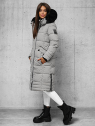 Dámska bunda sivé OZONEE O/W377