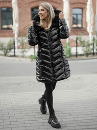 Dámska bunda čierna OZONEE JS/16M9100/392Z