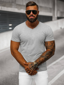 Pánske Tričko Sivé OZONEE JS/712007Z