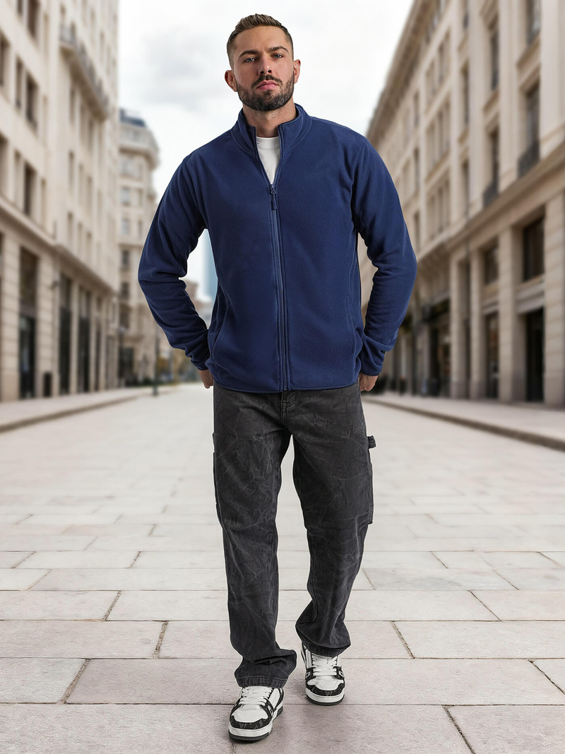 Pánska Mikina Námornícka modrá OZONEE JS/HH016/25