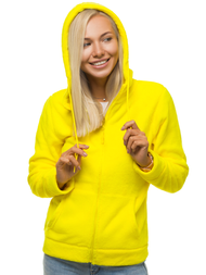 Dámska Mikina žltá OZONEE JS/HH004/26