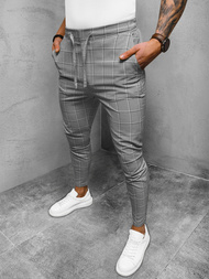 Pánske Chino Nohavice Sivé OZONEE DJ/2299/22