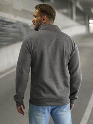 Pánska Mikina Tmavo-Sivá OZONEE JS/2002Z