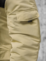 Pánska Bunda Béžová OZONEE JS/22M322/62