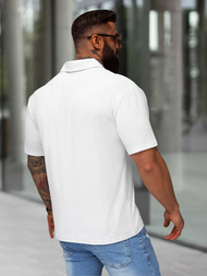 Pánska Polokošeľa Bielé OZONEE O/YN2/593