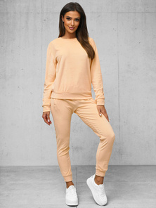 Dámska Velúrová Tepláková Súprava Lososové OZONEE O/8C1173/150Z