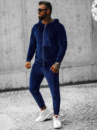 Pánska Tepláková Súprava Námornícka Modrá OZONEE O/D8160/9157