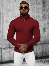 Pánsky Sveter Bordový OZONEE NB/MM6004/7Z