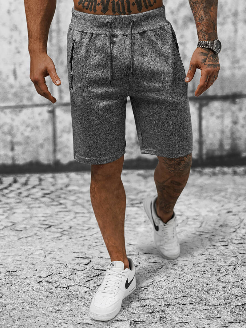 Pánske kraťasy grafitové OZONEE JS/8K297