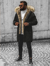 Pánska Bunda Čierna OZONEE O/5578