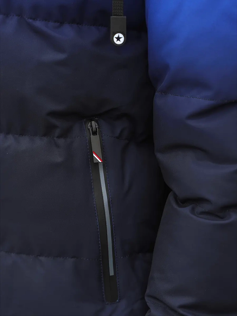 Pánska Obojstranná Bunda Modrá/Námornícka-Modrá OZONEE JS/M760/215