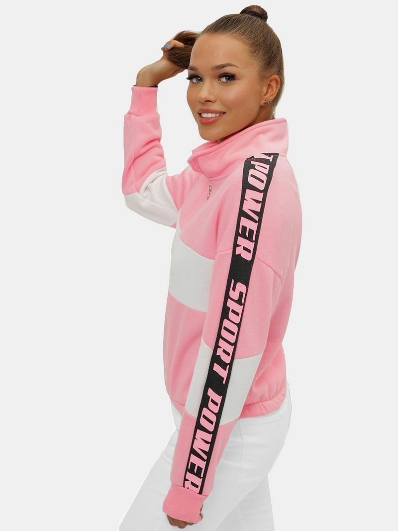 Dámska Mikina Ružová OZONEE JS/B26020Z