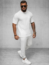 Pánske Tričko Biele OZONEE O/Y960T