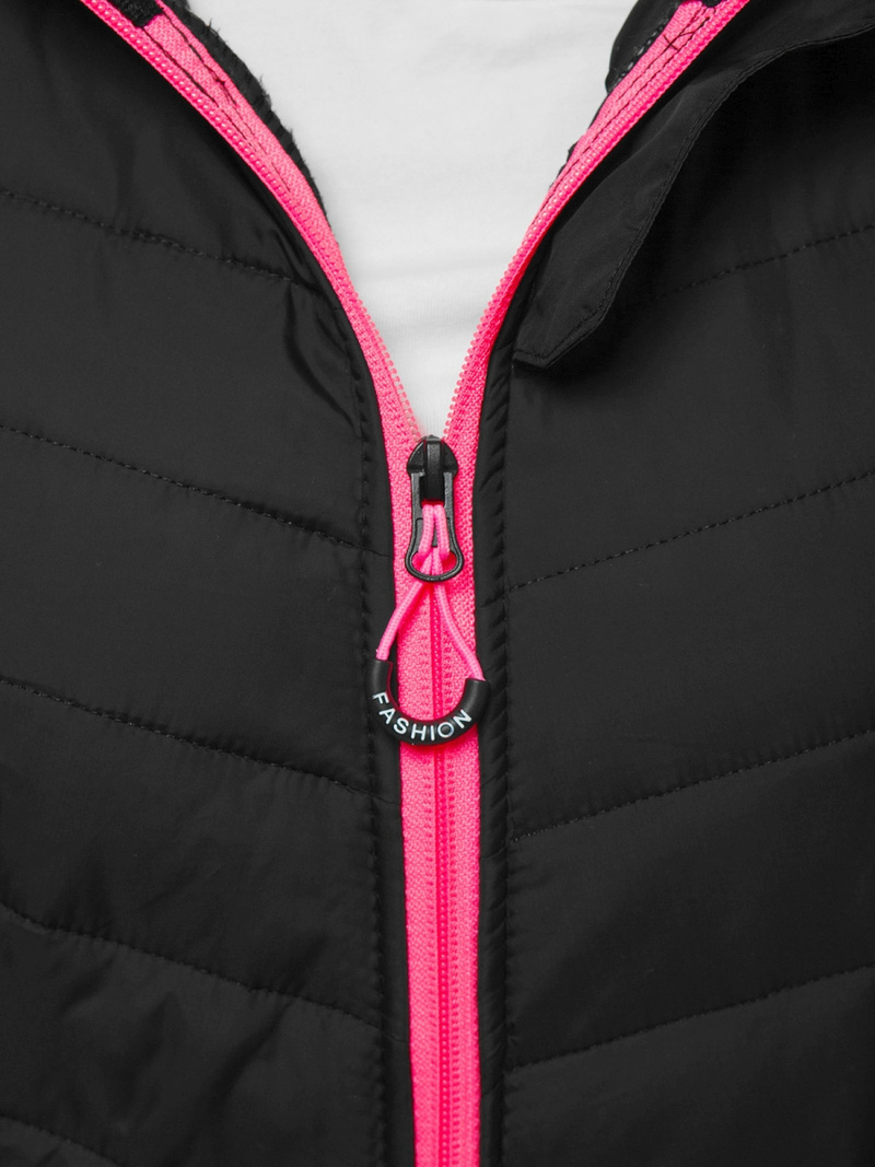 Dámska Bunda Čierna OZONEE JS/KSW4003