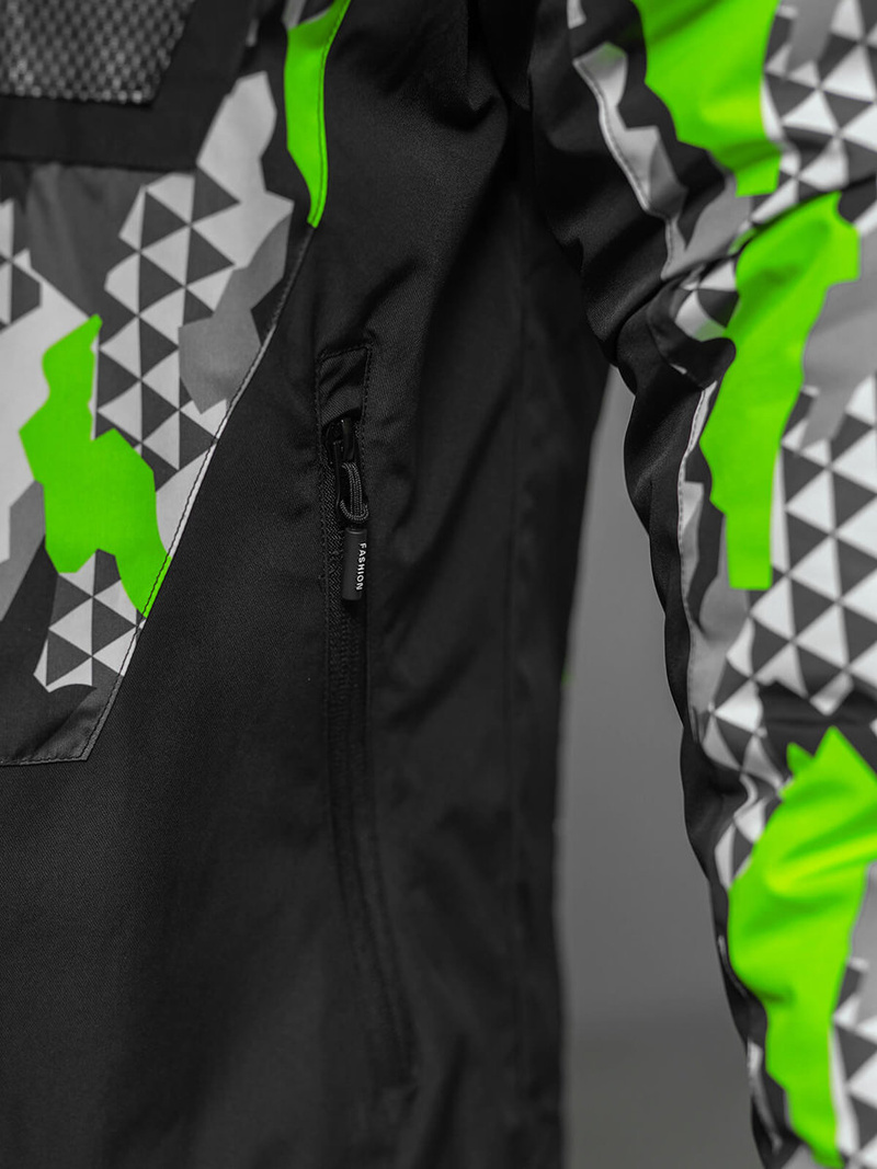 Pánska Bunda Maskáčovo-Zelená OZONEE JS/M36/406