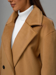 Dámsky kabát camelový OZONEE JS/11Z8161