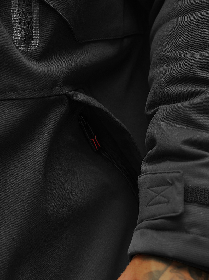 Pánska Zimná Bunda Čierna OZONEE JS/22M38/392