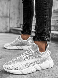 Pánske sneakersy Bielo-Čierne OZONEE O/503