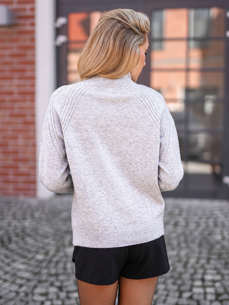 Dámsky Sveter Šedá OZONEE JS/53B5201/2